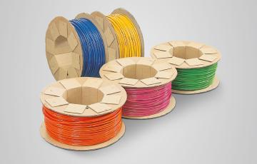 Elektron-Berlin | Bestell- und Versandtservice | Einweg- Trommeln aus Wellpappe