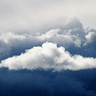 Wetterbild mit Wolken